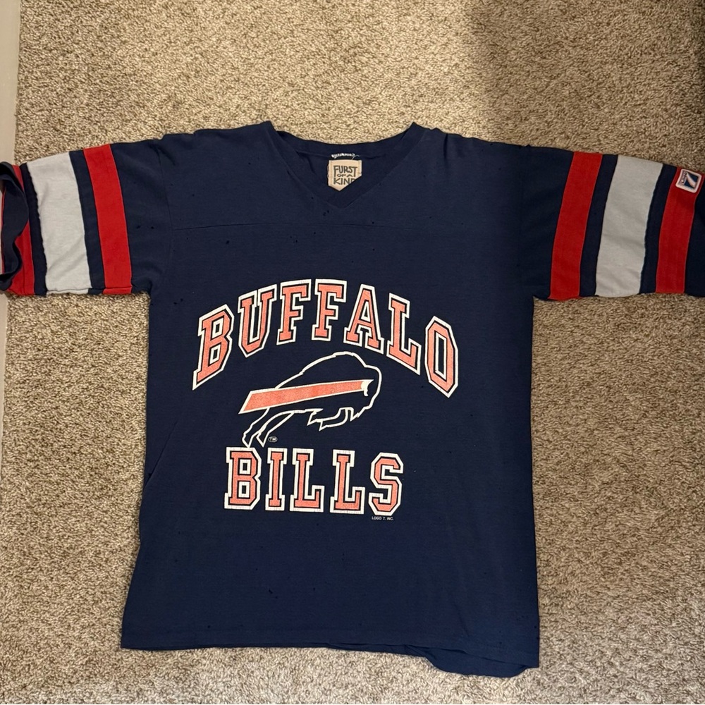 Vintage 1992 NFL Buffalo Bills distressed
 - Navy Blue